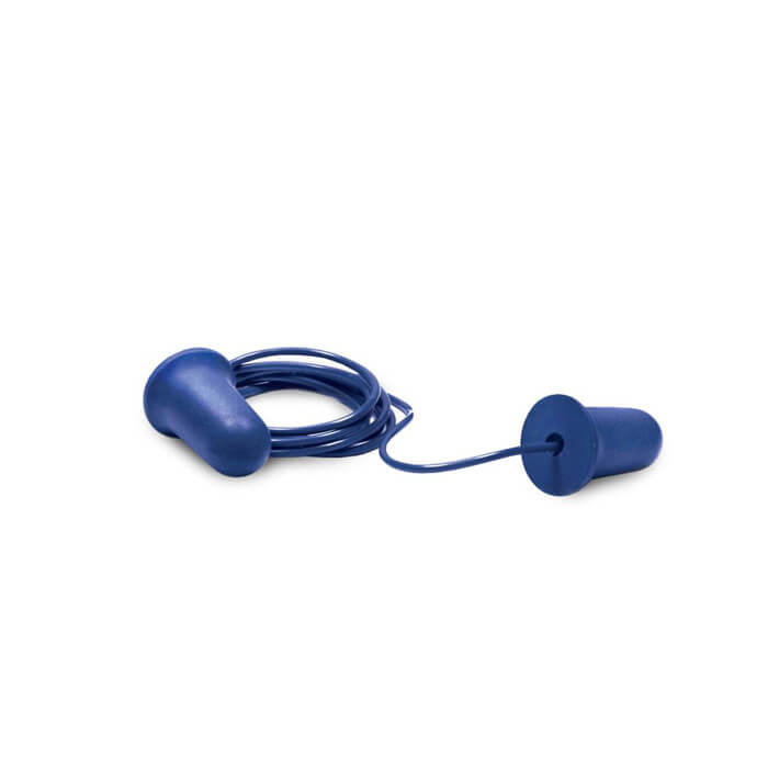 Tapón de oído con cordón reusable