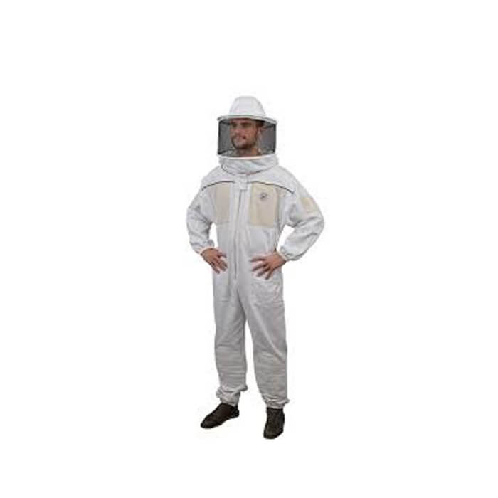 Traje de abeja para hombres y mujeres, a prueba de picaduras, traje de  apicultura de polialgodón, disfraz de apicultor y con guante y capucha