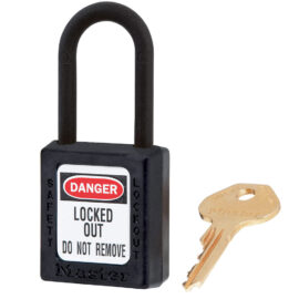 Candado dielectrico termoplastico Negro