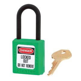 Candado dielectrico termoplastico Verde
